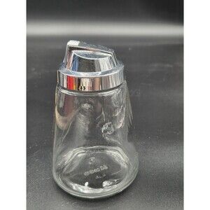 Vintage Westinghouse Gemco Sugar Dispenser Smooth Glass And Metal